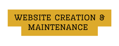 Website Creation maintenance